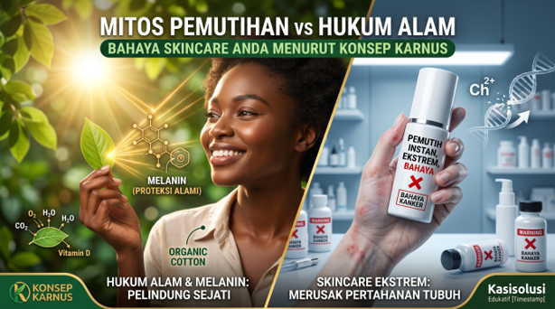 Mitos Pemutihan Kulit & Sinar UV: Mengapa Melawan Algoritma Tubuh Justru Memicu Kanker?