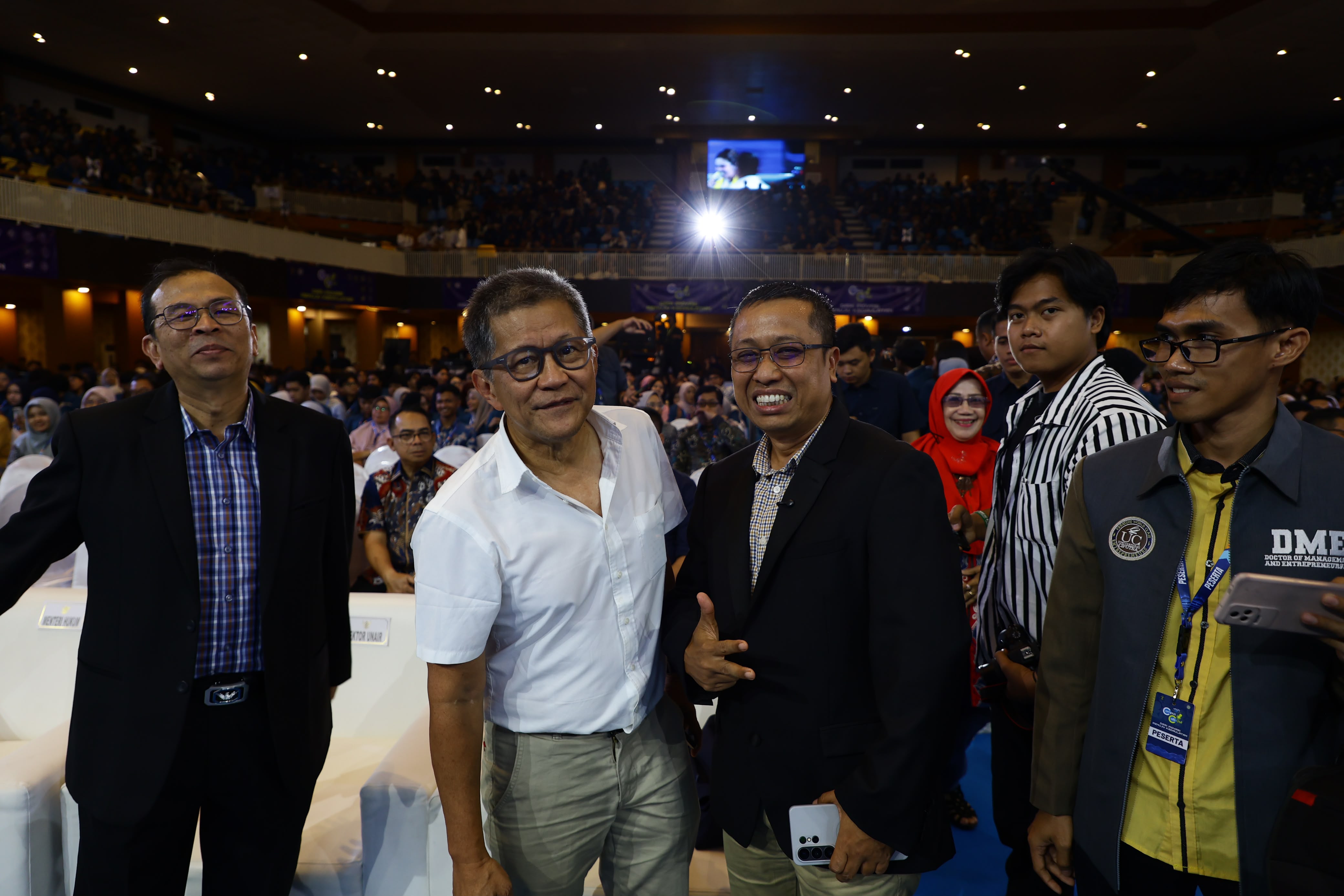 Founder Konsep Karnus Iwan Benny Purwowidodo bersama Rocky Gerung